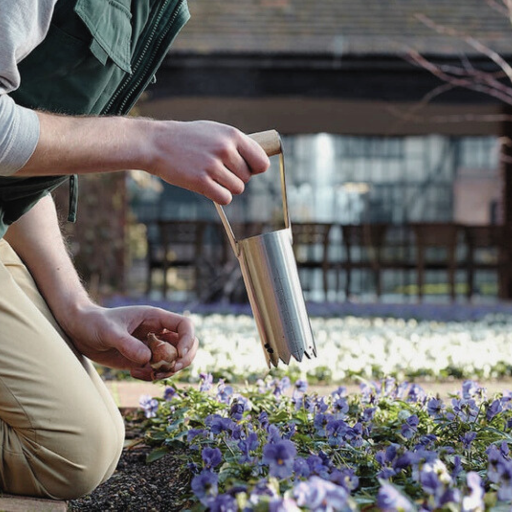 Load image into Gallery viewer, BURGON &amp; BALL Bulb Planter - Stainless Steel - RHS Endorsed