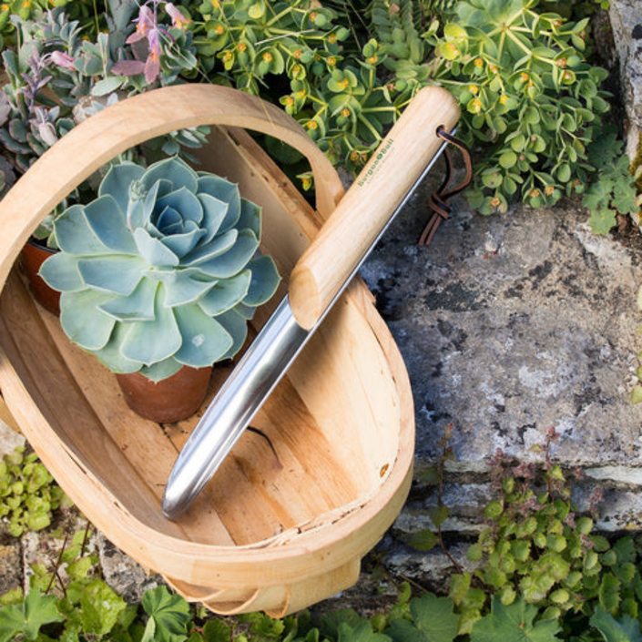 BURGON & BALL Garden Rockery Trowel - Stainless Steel - RHS Endorsed