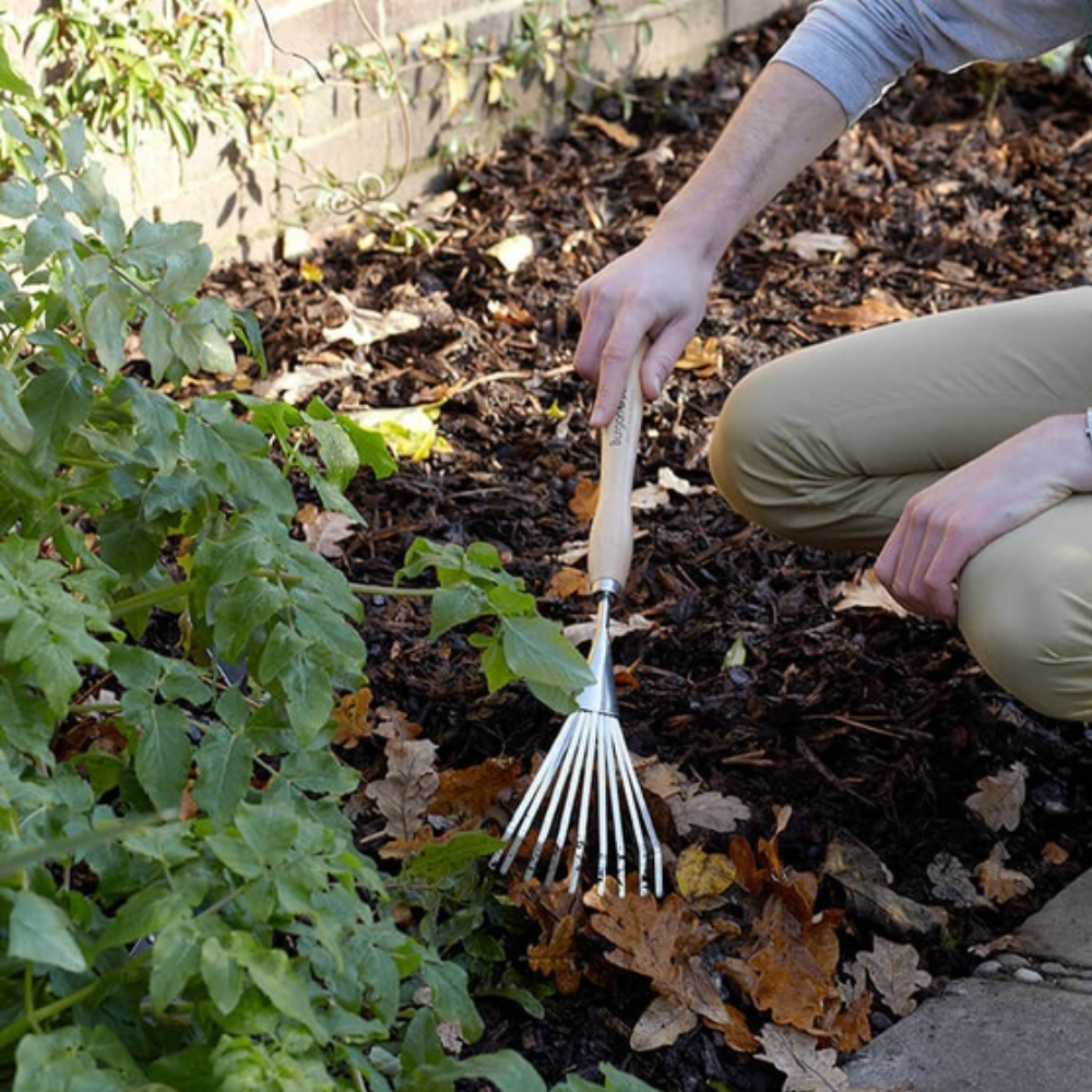 Load image into Gallery viewer, BURGON &amp; BALL Mid Handled Garden Shrub Rake - RHS Endorsed