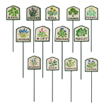 MARTHA'S VINEYARD Herb Garden Labels (Green & Cream)