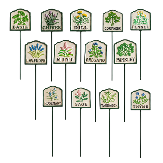 MARTHA'S VINEYARD Herb Garden Labels (Green & Cream)