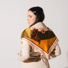 ARTIFACT Square Silk Scarf - Gilded