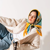 ARTIFACT Square Silk Scarf - Glade