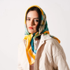 ARTIFACT Square Silk Scarf - Glade