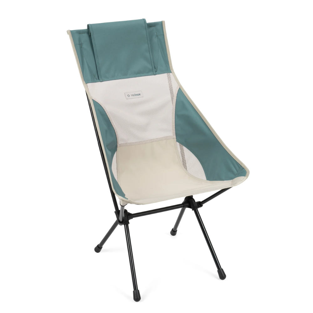 HELINOX Sunset Chair - Bone/Teal with Black Frame