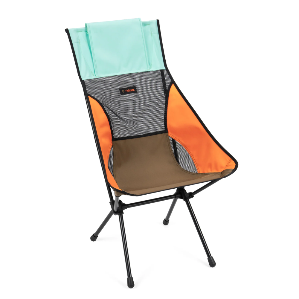 HELINOX Sunset Chair - Mint MultiBlock with Black Frame