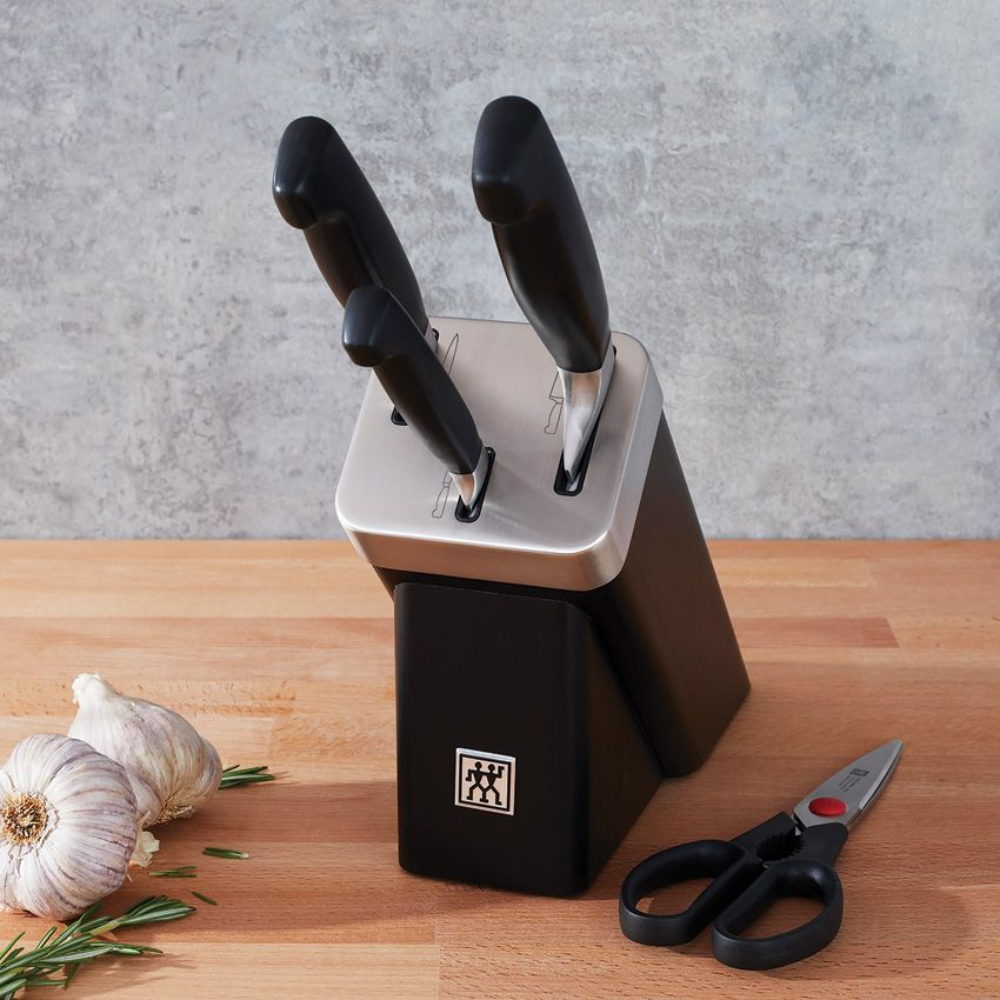 Load image into Gallery viewer, ZWILLING Four Star Knife Block Set -  5pc