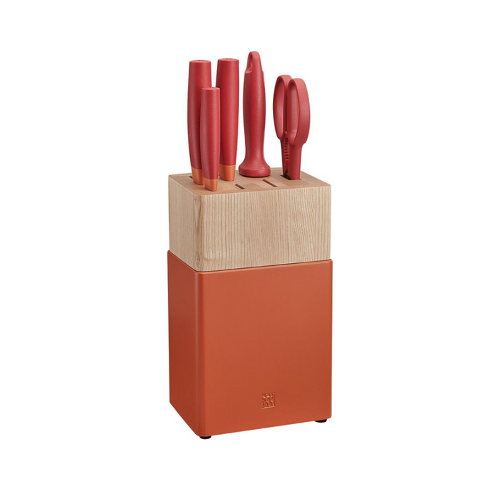 ZWILLING Now S Knife Block Set 6pc - Orange