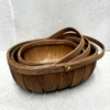 MARTHA’S VINEYARD Wicker Bushel Baskets - Set of 3