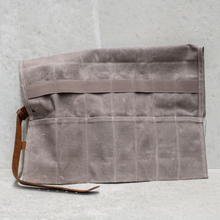Load image into Gallery viewer, HEAVEN IN EARTH Waxed Canvas Utility Roll - Ash