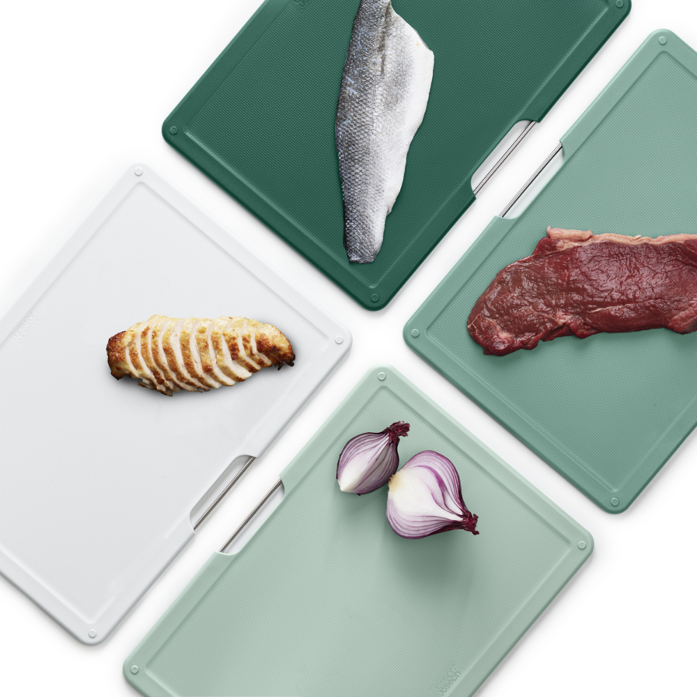 Load image into Gallery viewer, JOSEPH JOSEPH Folio™ Editions Chopping Board Set Large - Sage Green 4pc