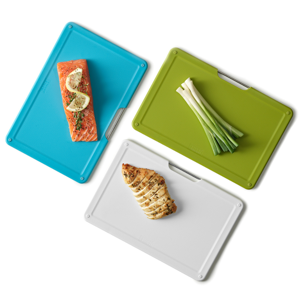 Load image into Gallery viewer, JOSEPH JOSEPH Folio™ Slim Under-shelf Chopping Board Set - 3pc