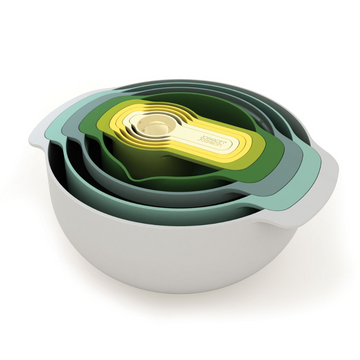 JOSEPH JOSEPH Nest 9 Plus Bowl Set - Opal **CLEARANCE**