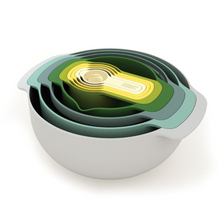 Load image into Gallery viewer, JOSEPH JOSEPH Nest™ 9 Plus Bowl Set - Opal