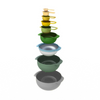 JOSEPH JOSEPH Nest 9 Plus Bowl Set - Opal **CLEARANCE**