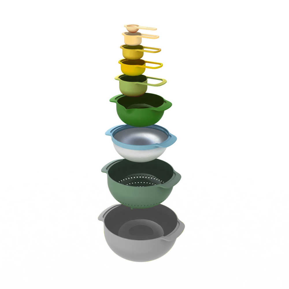 Load image into Gallery viewer, JOSEPH JOSEPH Nest™ 9 Plus Bowl Set - Opal