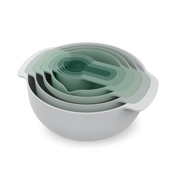 JOSEPH JOSEPH Editions Nest 9 Plus Bowl Set - Sage Green **CLEARANCE**