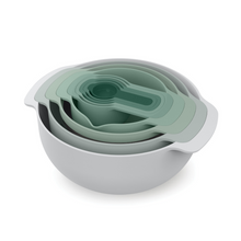 Load image into Gallery viewer, JOSEPH JOSEPH Editions Nest™ 9 Plus Bowl Set - Sage Green