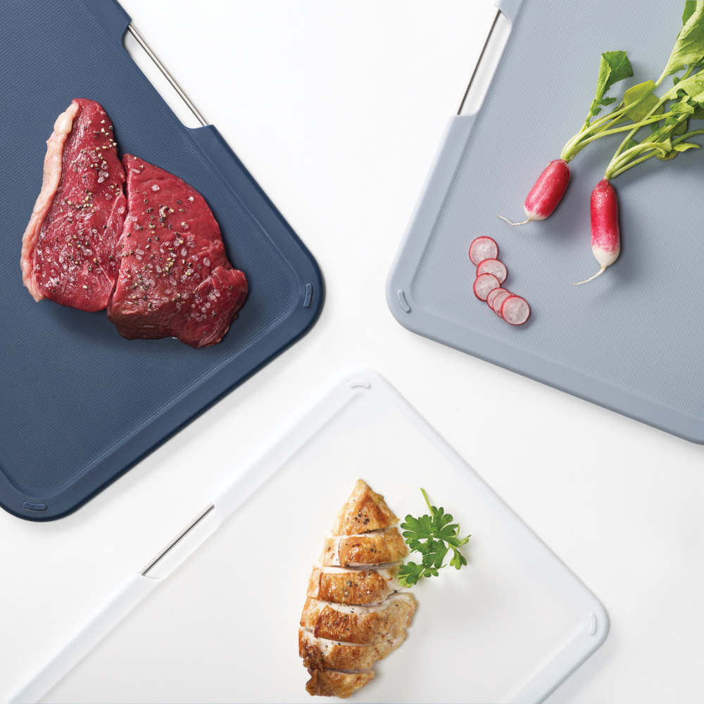 Load image into Gallery viewer, JOSEPH JOSEPH Nest™ Boards Chopping Board Set Large - Grey 3pc