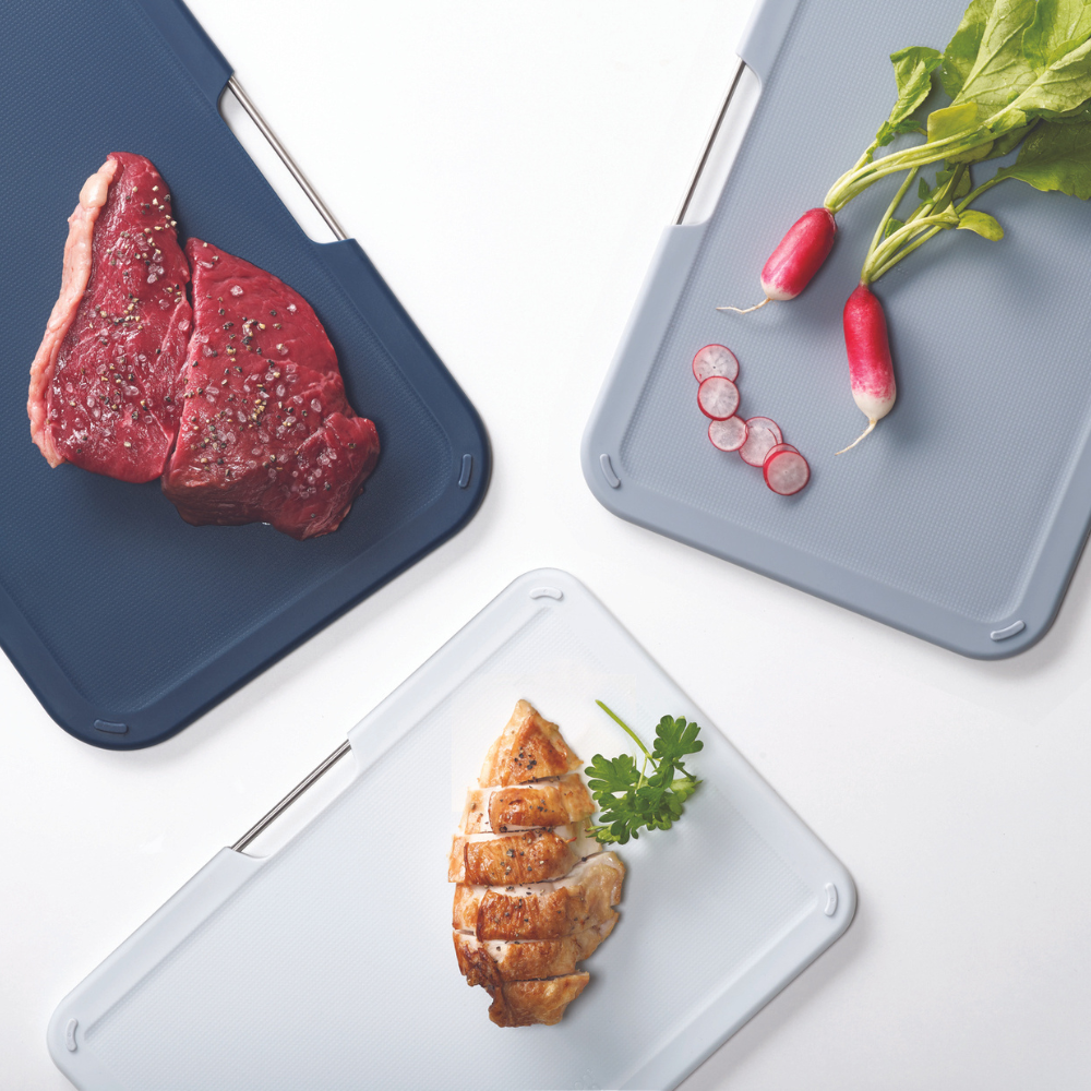 Load image into Gallery viewer, JOSEPH JOSEPH Nest™ Boards Chopping Board Set Regular - Grey 3pc