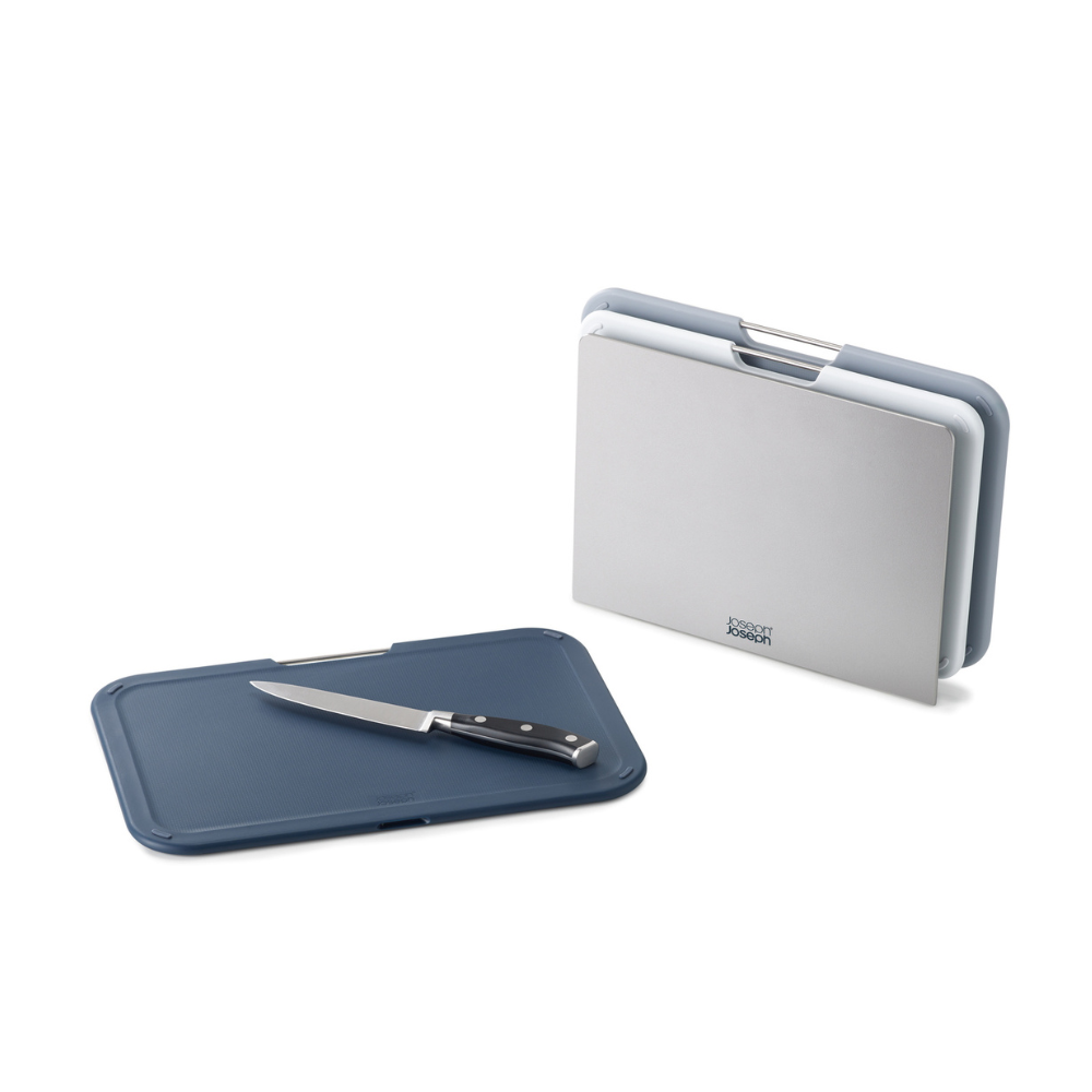 Load image into Gallery viewer, JOSEPH JOSEPH Nest™ Boards Chopping Board Set Regular - Grey 3pc