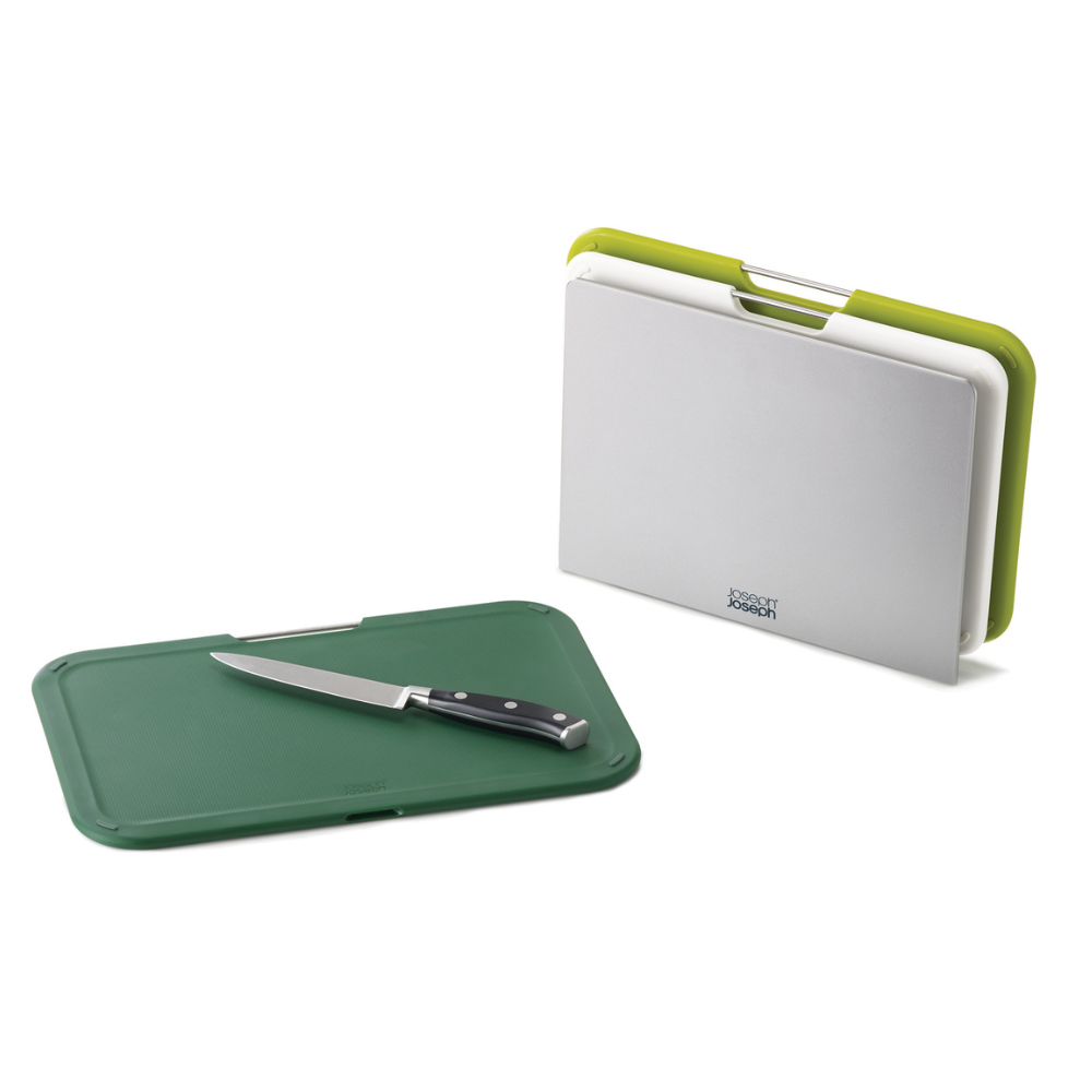 Load image into Gallery viewer, JOSEPH JOSEPH Nest™ Boards Chopping Board Set Regular - Green 3pc