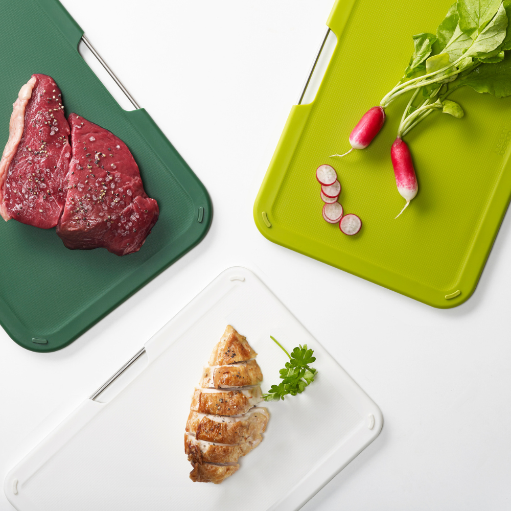 Load image into Gallery viewer, JOSEPH JOSEPH Nest™ Boards Chopping Board Set Regular - Green 3pc