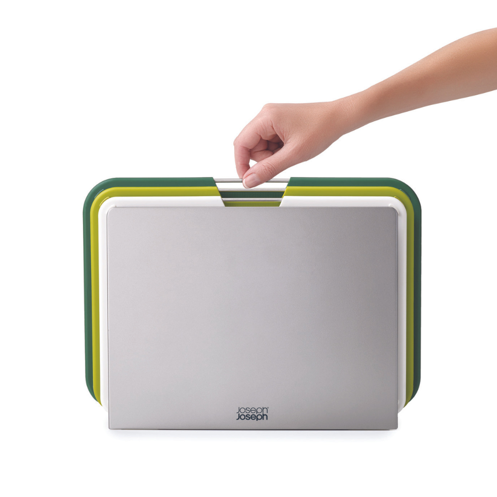 Set Di 3 Taglieri Nest Joseph Joseph Con Supporto - Grigio, Antiscivolo E Organizzato - Foto 6