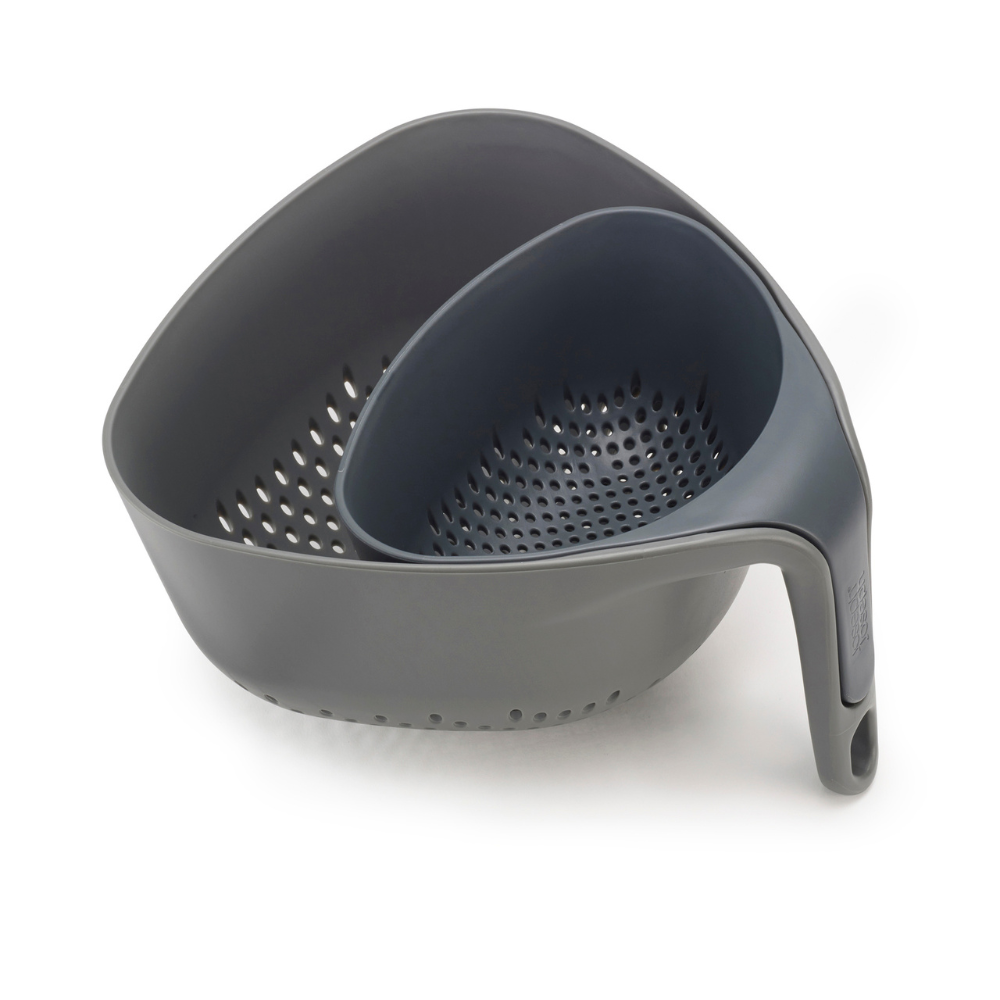 Load image into Gallery viewer, JOSEPH JOSEPH Nest™ Colander Set Grey - 2pc