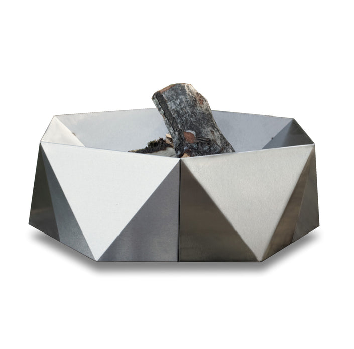 ALFRED RIESS Šešiakampis Stainless Steel Fire Pit