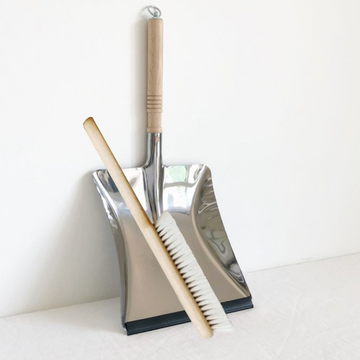 KELLER BURSTEN House & Garden Goats Hair Dustpan & Brush Set