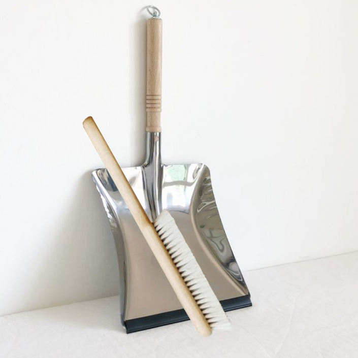 KELLER BÜRSTEN House & Garden Goats Hair Dustpan & Brush Set