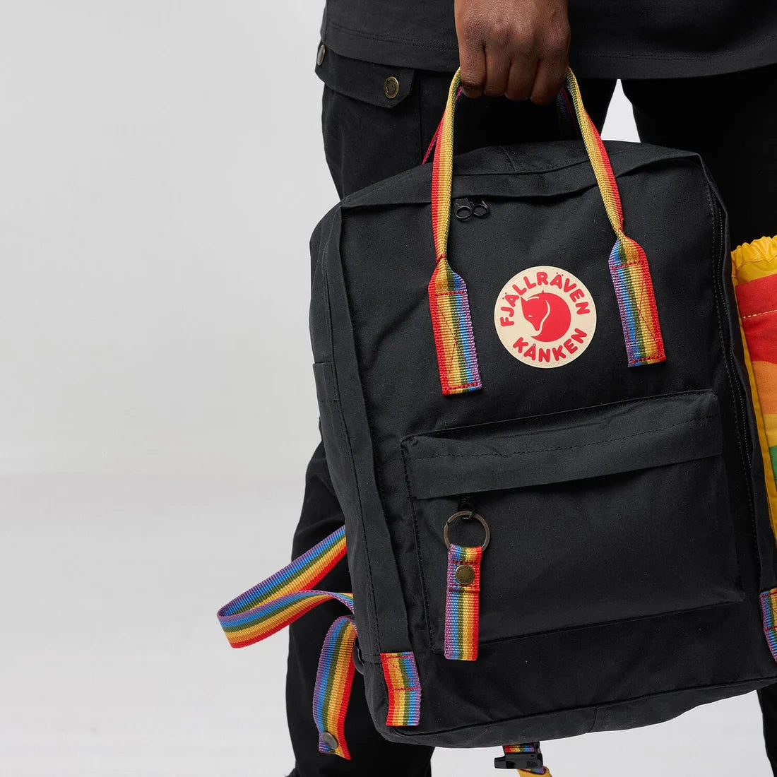 Load image into Gallery viewer, FJALLRAVEN Kanken Keyring - Rainbow Pattern