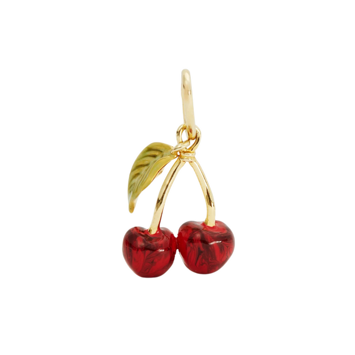 LES NEREIDES Cherry Pendant - Passion & Budding Love