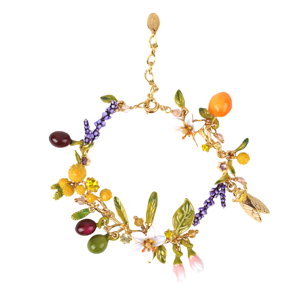 LES NEREIDES Multi-element Bracelet - Provence Garden