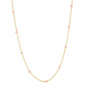 LES NEREIDES Pendant Chain Necklace - Pink Pearl
