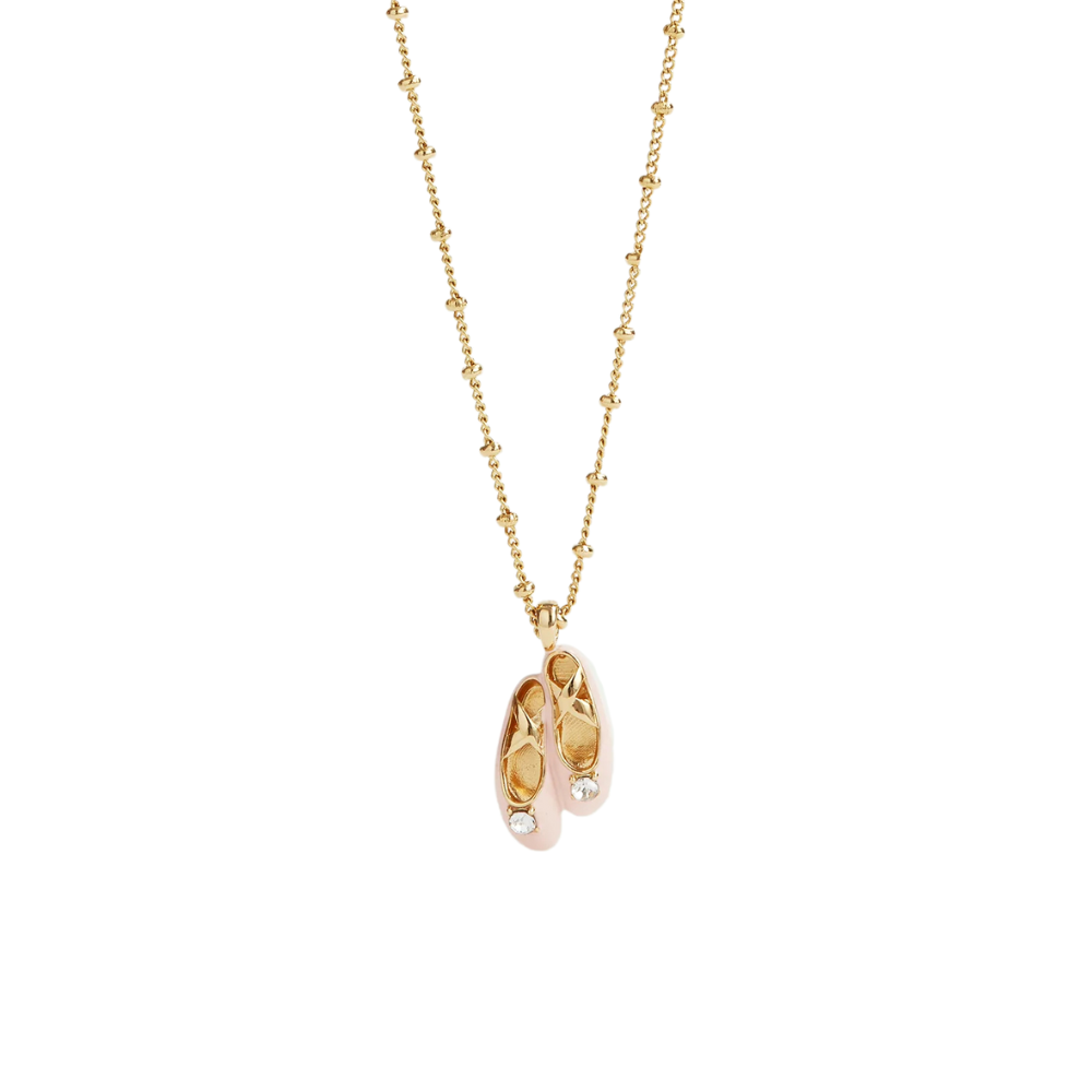 Load image into Gallery viewer, LES NEREIDES Pendant Necklace - Pink Ballet Slipper