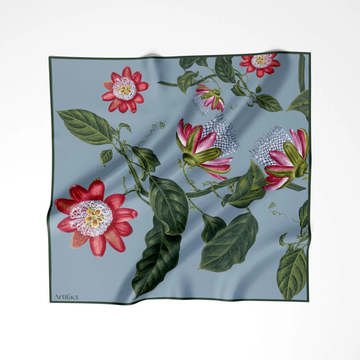 ARTIFACT Square Silk Scarf - Liora Blossom