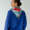 ARTIFACT Square Silk Scarf - Liora Blossom