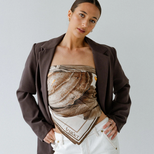 ARTIFACT Square Silk Scarf - Liora Heirloom