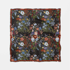 ARTIFACT Square Silk Scarf - Liora Noir