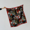 ARTIFACT Square Silk Scarf - Liora Noir