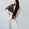 ARTIFACT Square Silk Scarf - Liora Noir