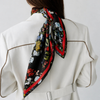 ARTIFACT Square Silk Scarf - Liora Noir