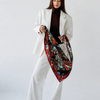 ARTIFACT Square Silk Scarf - Liora Noir