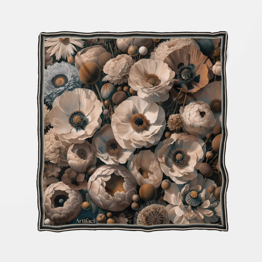 ARTIFACT Square Silk Scarf - Liora Study
