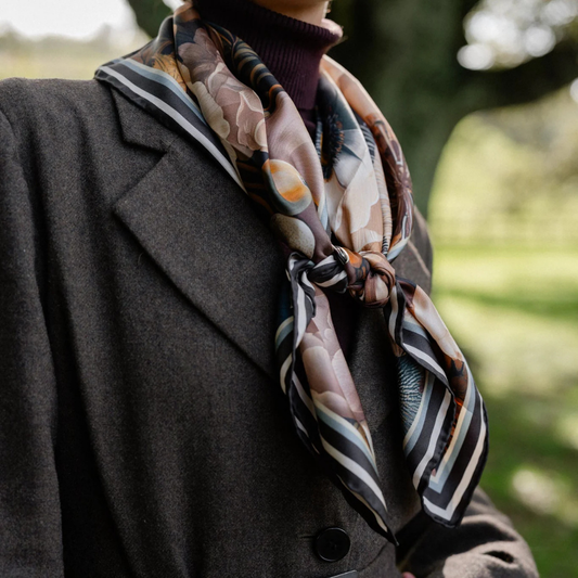 ARTIFACT Square Silk Scarf - Liora Study