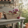 MARTHA’S VINEYARD Recycled Timber Divided Trug