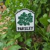 MARTHA'S VINEYARD Herb Garden Labels (White & Black) - Set of 8