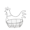 MARTHA'S VINEYARD Chicken Basket - Large